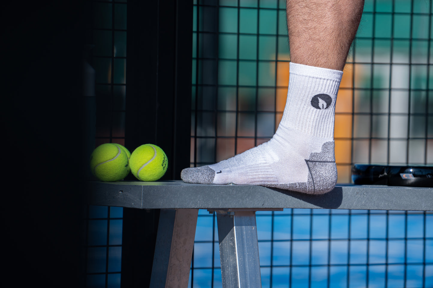 3pr Padel Bamboe sokken wit Bambocks voor Dames en Heren