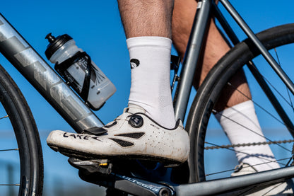 Bamrocks Chaussettes de vélo en bambou 3 paires Blanc