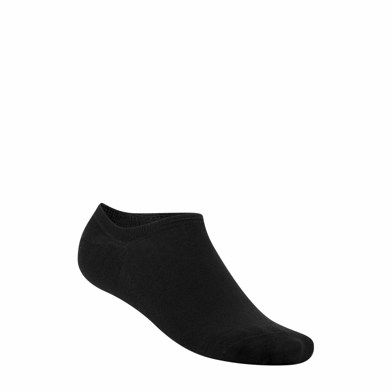 Bambocks Bamboo No Show Sneaker Socks 4 pairs Black