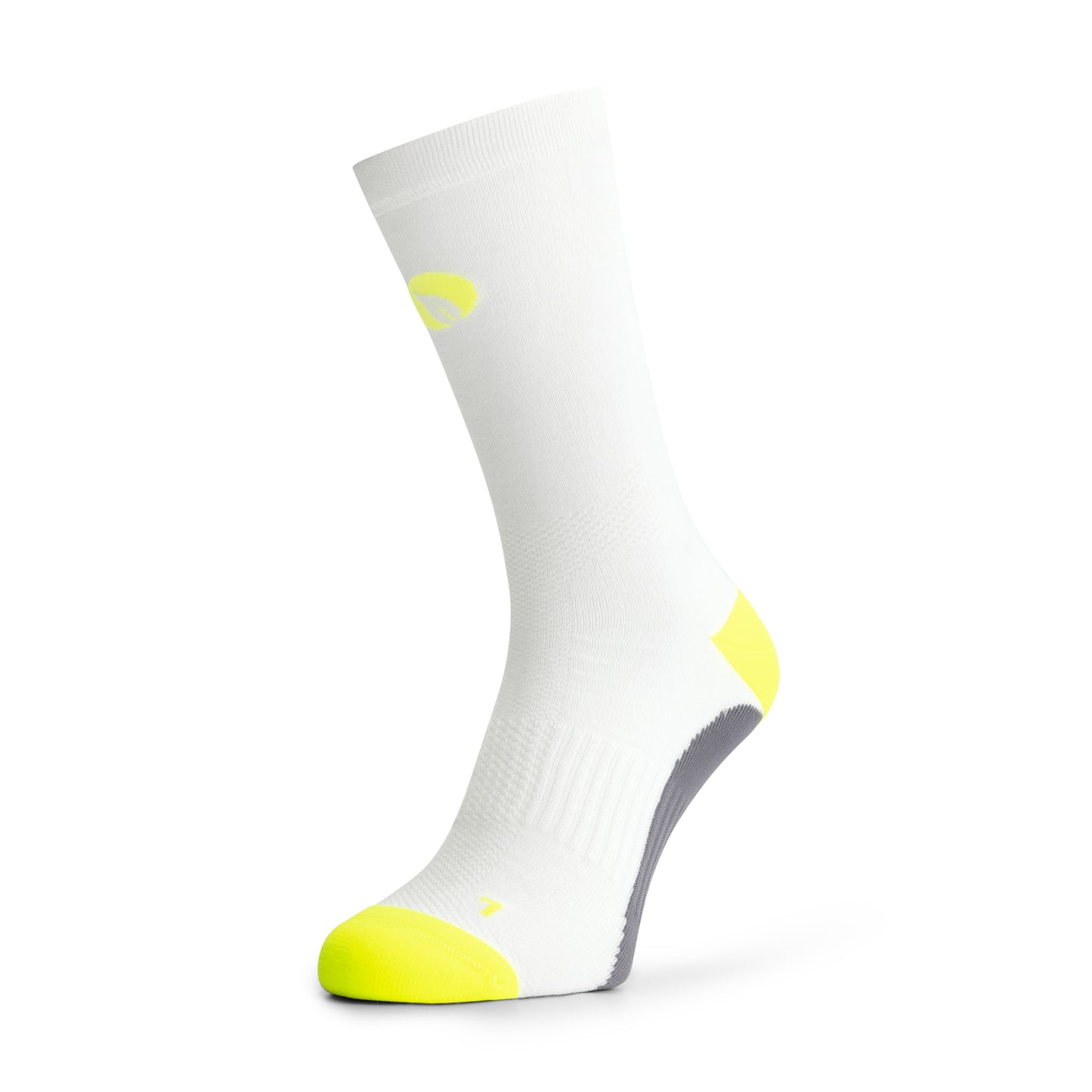 Bamrocks Chaussettes de vélo en bambou 3 paires Blanc