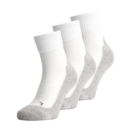 Bamrocks Chaussettes de golf en bambou 3 paires Blanc