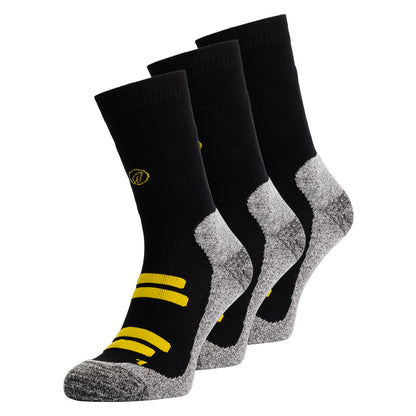 Bambocks Bamboo Work Socks 3 pairs - black