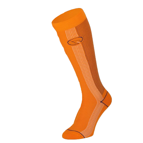 2pr Compressie Bamboe sokken oranje groen Bambocks voor Dames en Heren