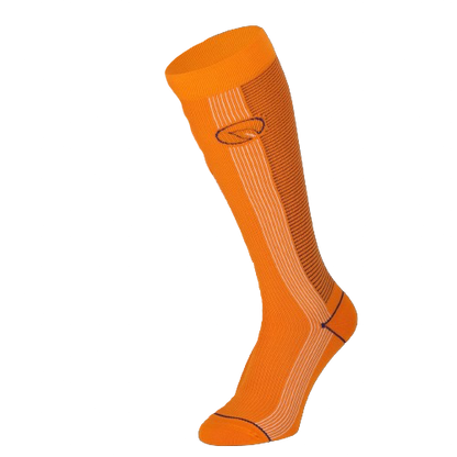 2pr Compressie Bamboe sokken oranje groen Bambocks voor Dames en Heren