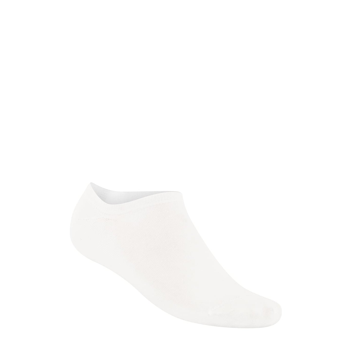 Bambocks Bamboo No Show Sneaker Socks 4 pairs White 